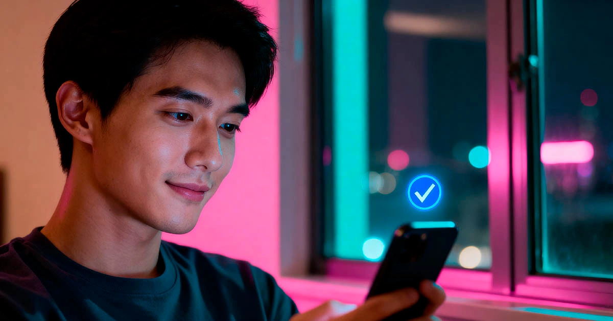 ai photo verification dating 2025 cinematic lighting