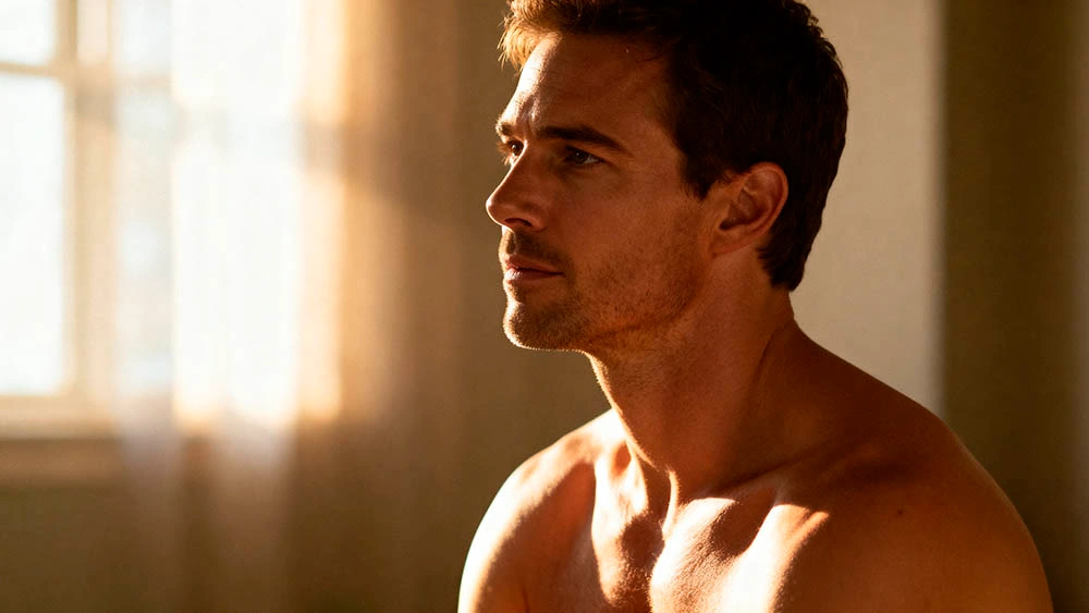 Calm Posture Morning posture habit confident man morning light