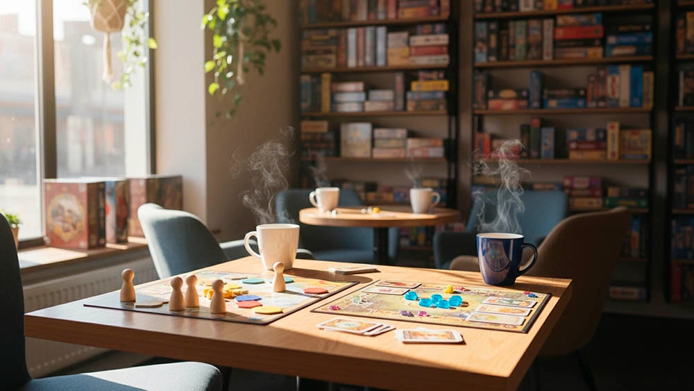 Game Café Hour (Optional) game cafe hour with hot drinks