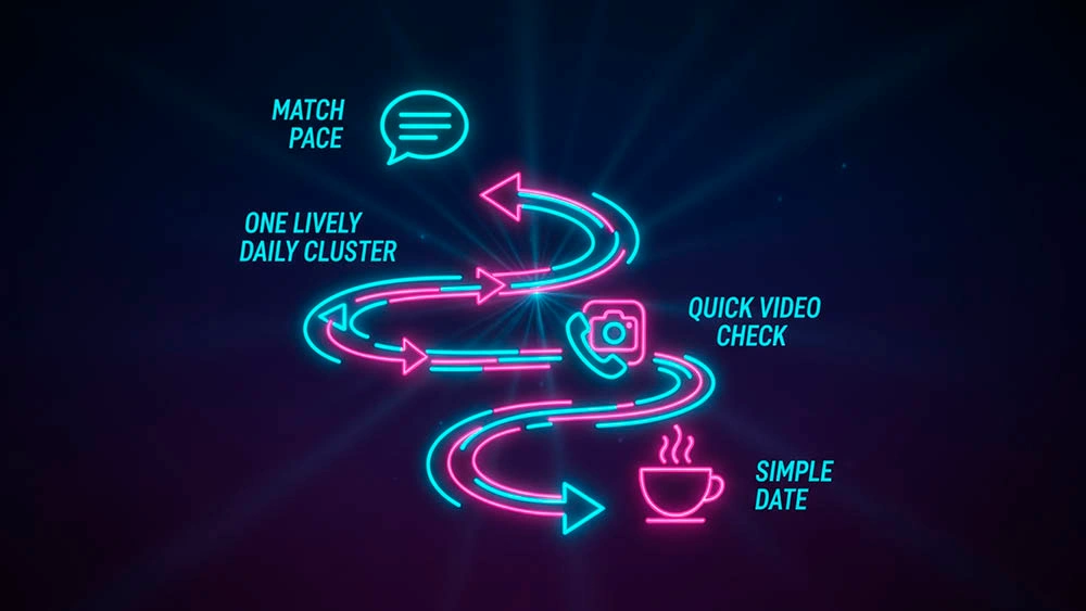 From match to plan Day by day texting rhythm