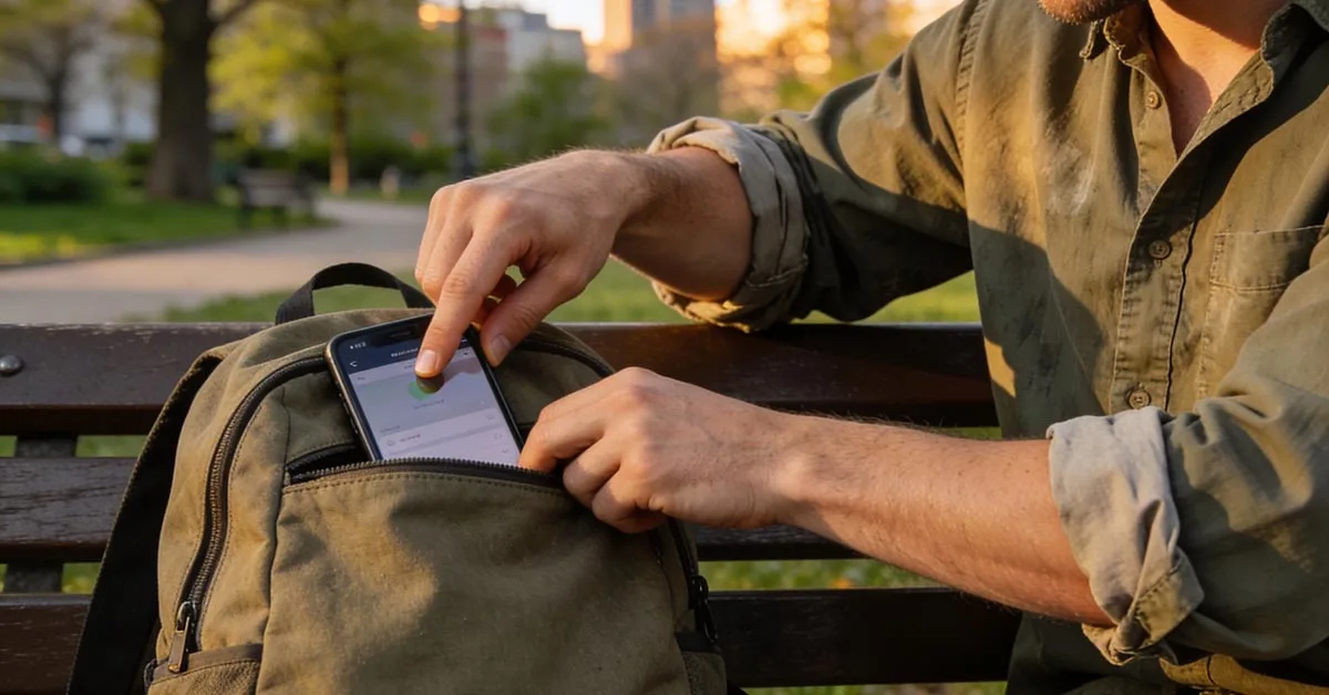 What to do after you send the text starts with locking your phone and moving your body